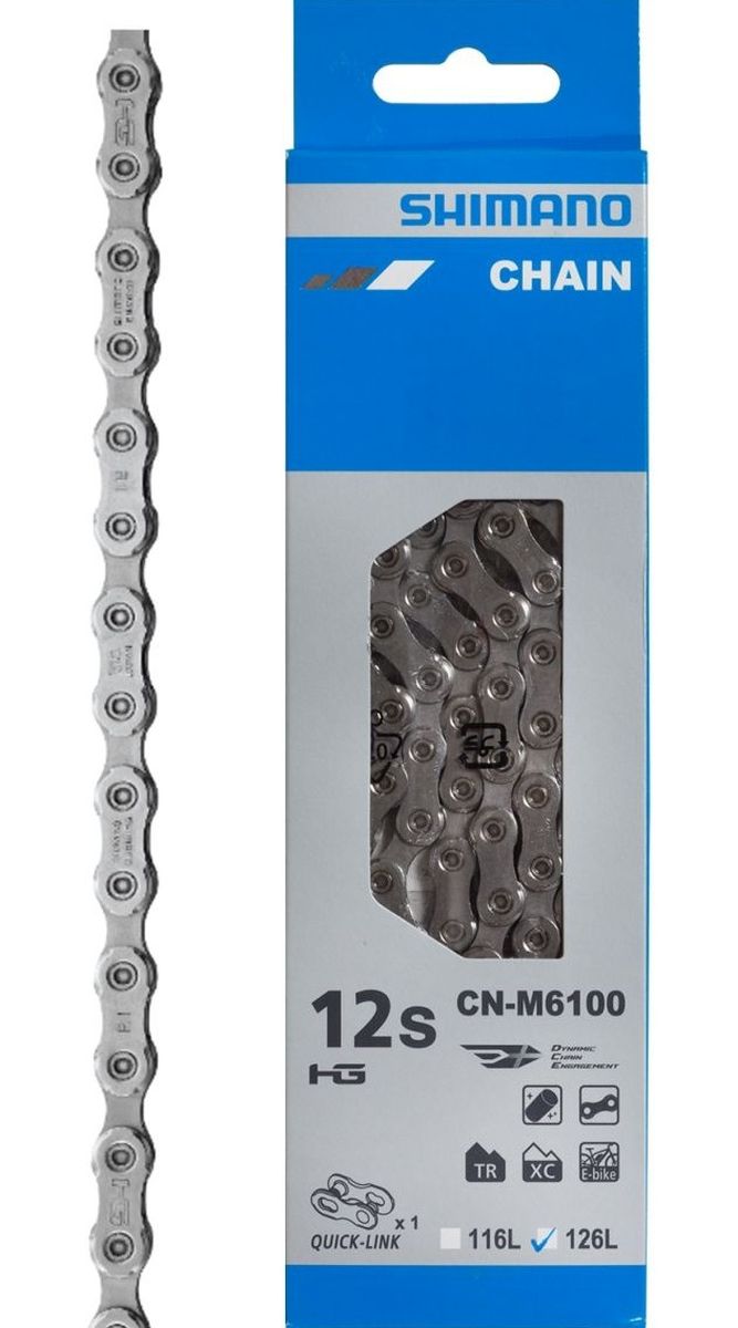 Cadenilla Shimano CN-M6100 Deore 12 Vel 126L