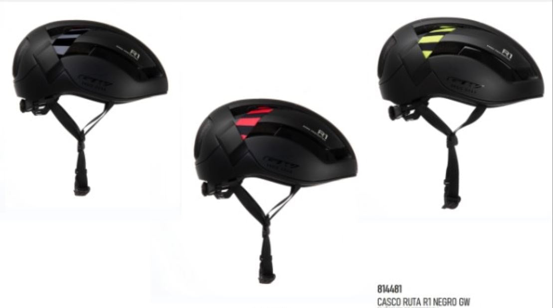 Casso de Ciclismo GW R1 Negro/Rojo
