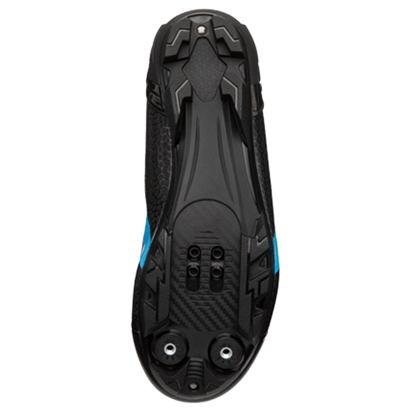 Zapatilla Ciclismo MTB GW WARRIOR M12025H NEGRO/AZUL