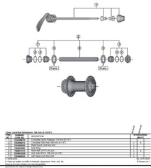 Conos Shimano Eje Delantero HB-M3050/RM66