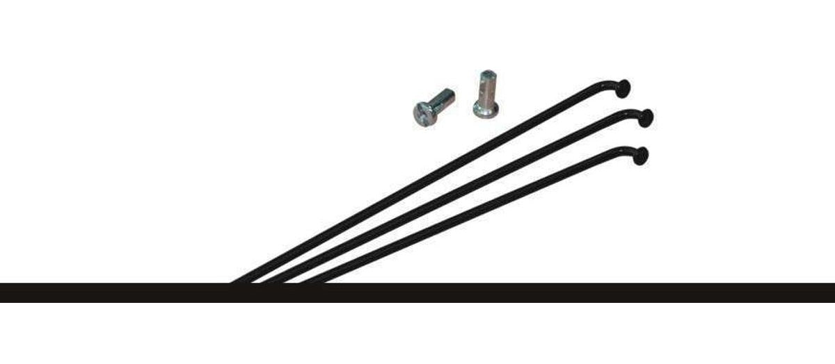 Radios con Niple GW 27.5p 280mmX14G Negro 20mm