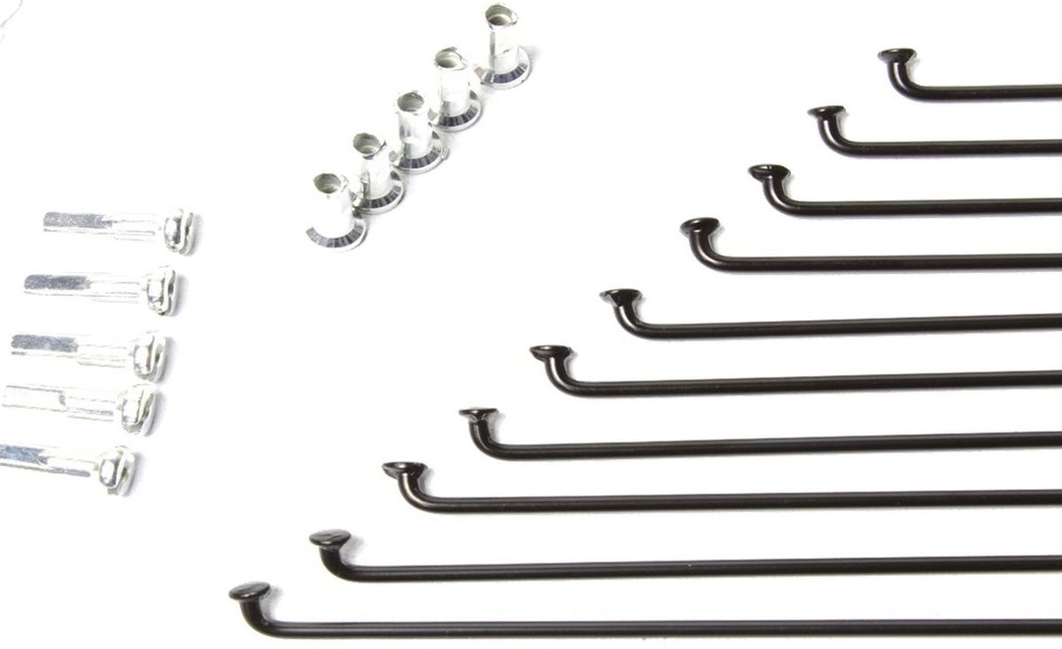 Radios con Niples MLS MTB 26" 255mmx14g Negros