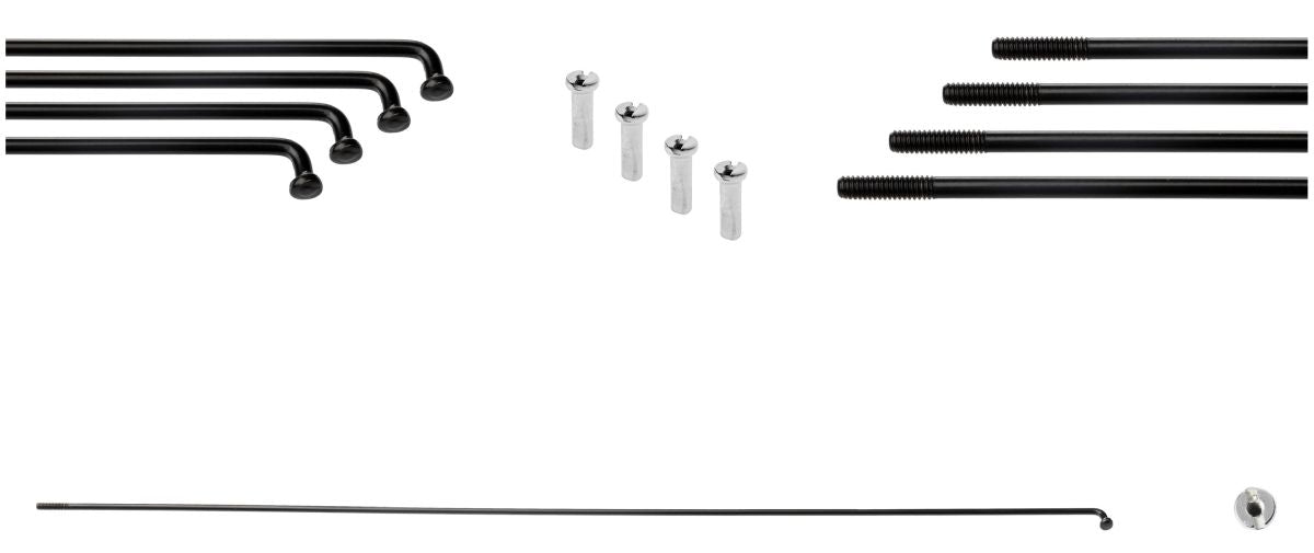 Radios con Niple GW 700 288mmX14G Negro