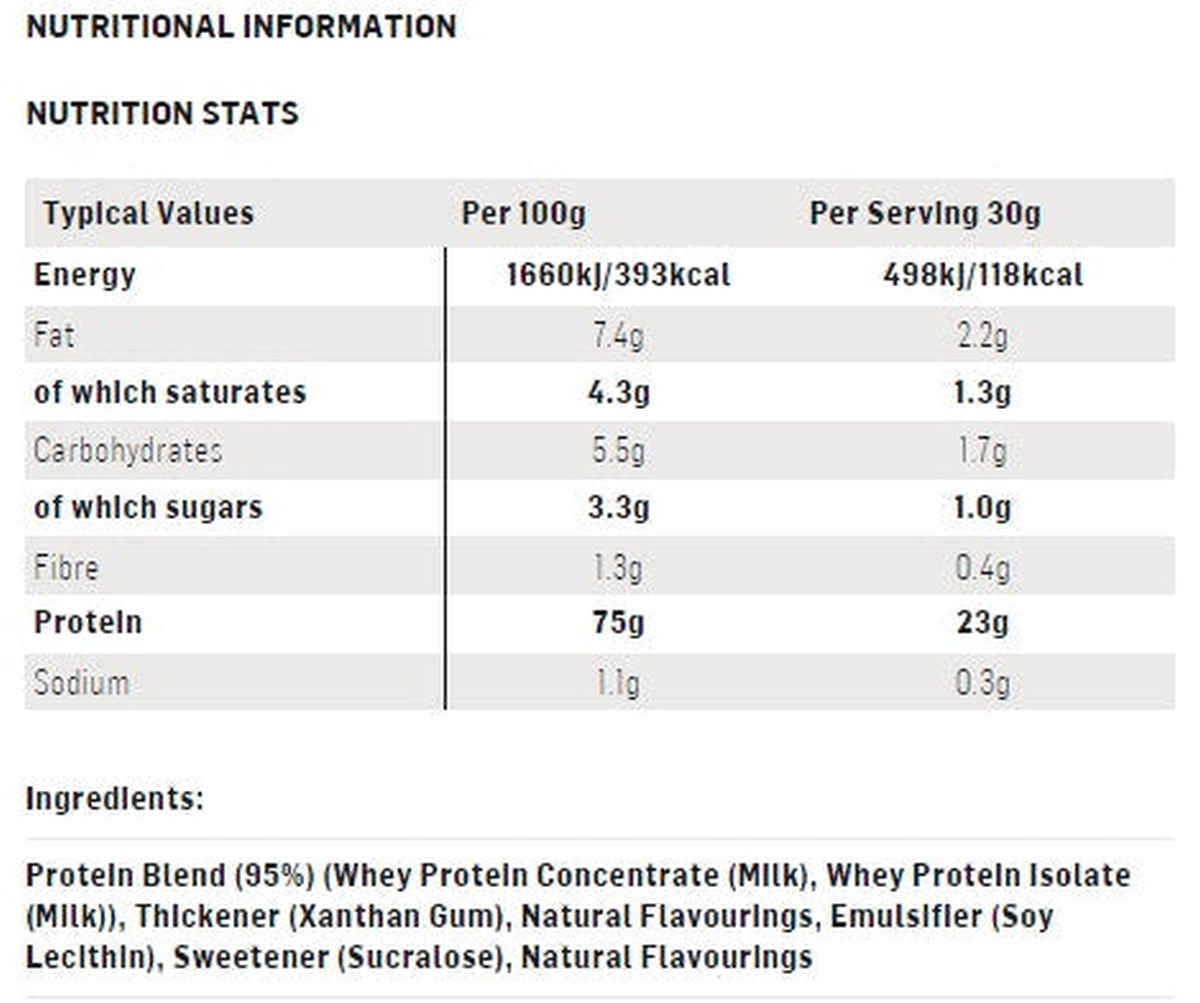 Suplemento SIS Powder Whey Protein Vainilla 1 kg