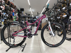 Bicicleta MTB Trek Usada Doble Suspensión Lush 27.5 Morada