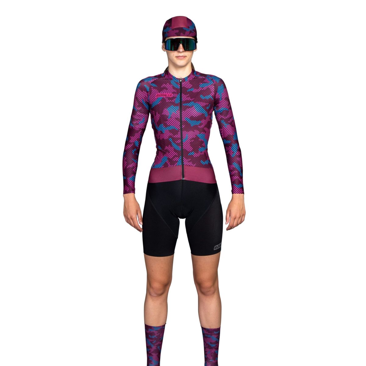 Jersey Ciclismo Bioracer Maillot Epic Camo21 Mujer Burdeos