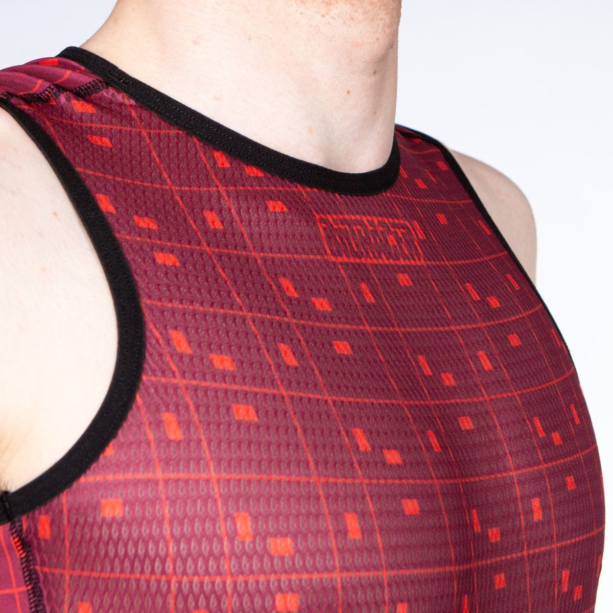 Jersey Ciclismo M/S Bioracer Interior Breeze Hombre Bordeaux