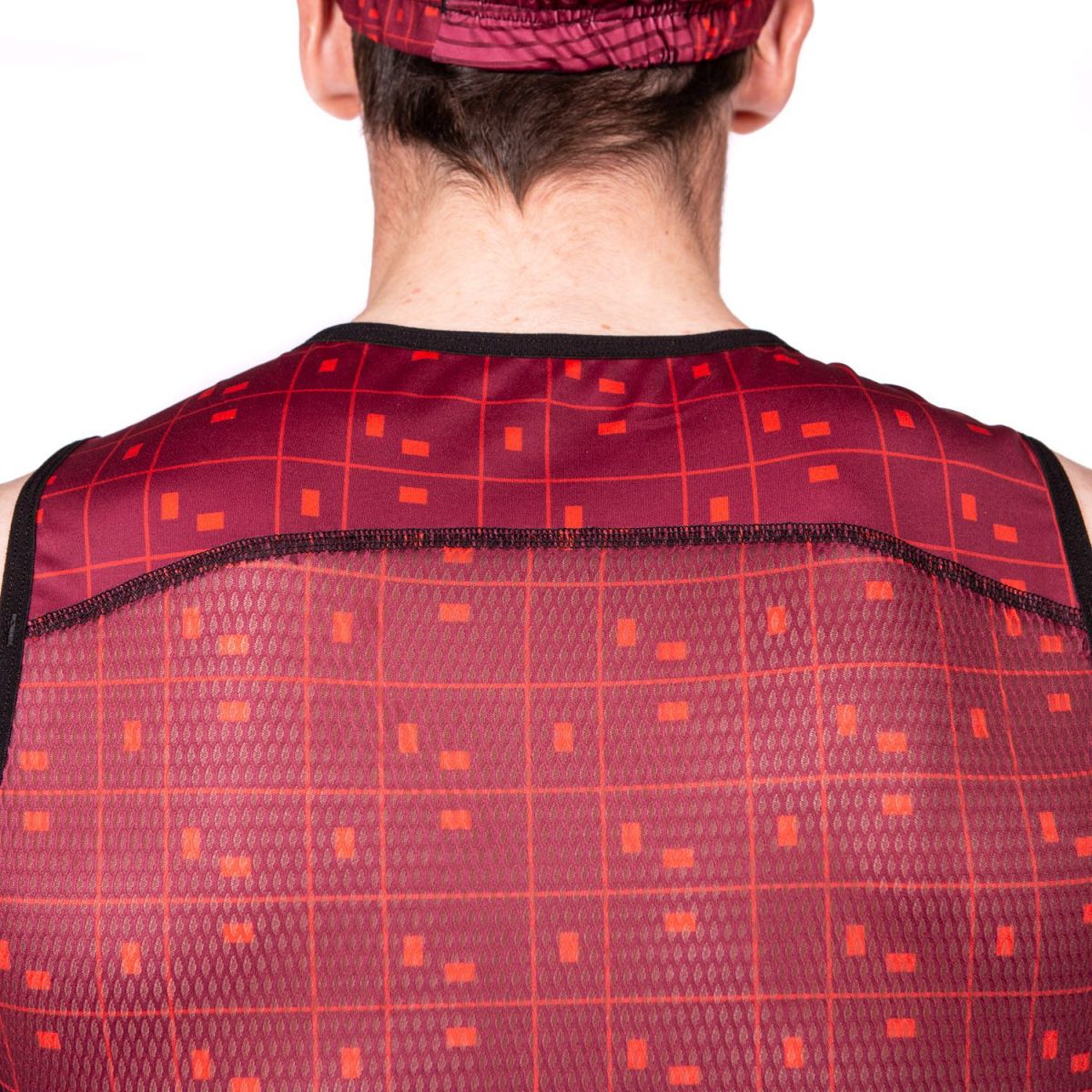 Jersey Ciclismo M/S Bioracer Interior Breeze Hombre Bordeaux