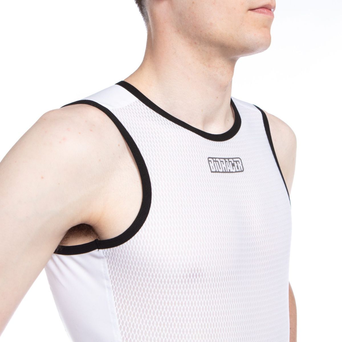 Jersey Ciclismo M/S Bioracer Breeze Hombre Blanco