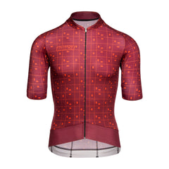 Jersey Ciclismo Bioracer Maillot Epic Bit Map Burdeos