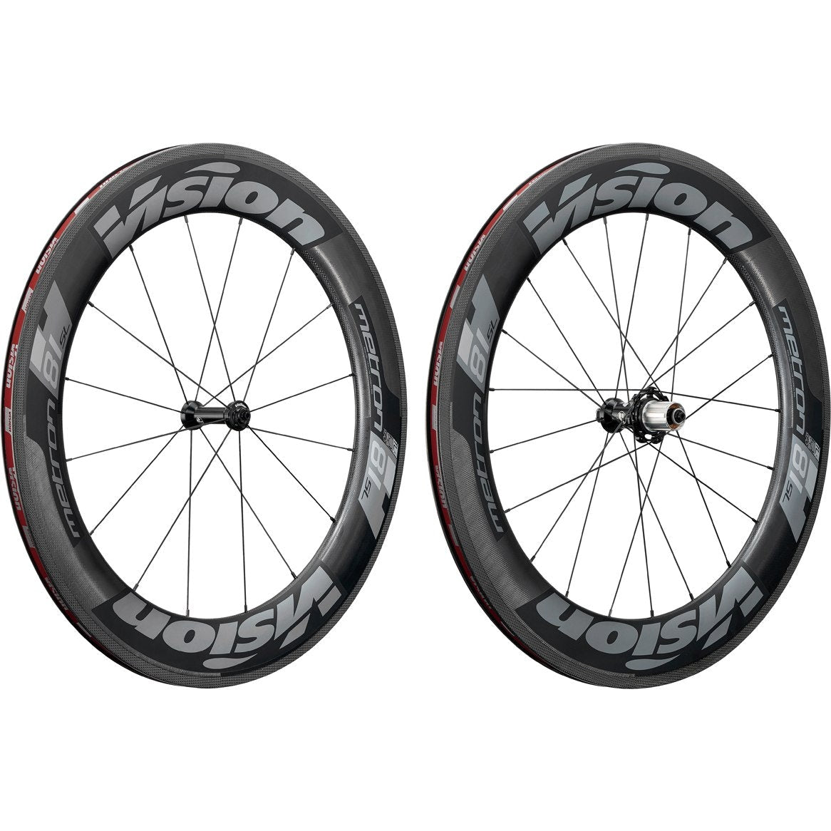 Ruedas Ruta Vision Carb.Tubeless Metron 81 SL Ready-Cub.Rig