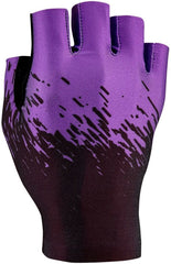 Guantes Ciclismo Supacaz Supag DC Splash Negro / Morado