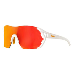 Gafas de Ciclismo Eassun Veleta Matt White Frame/Red Revo LE