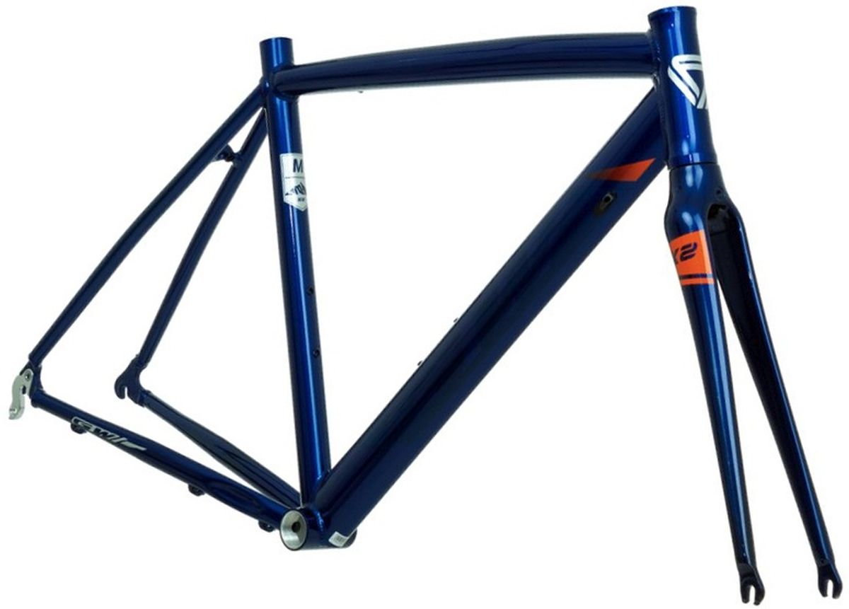 Marco de Ruta GW K2 Aluminio 700 Urbana+Tenedor Azul