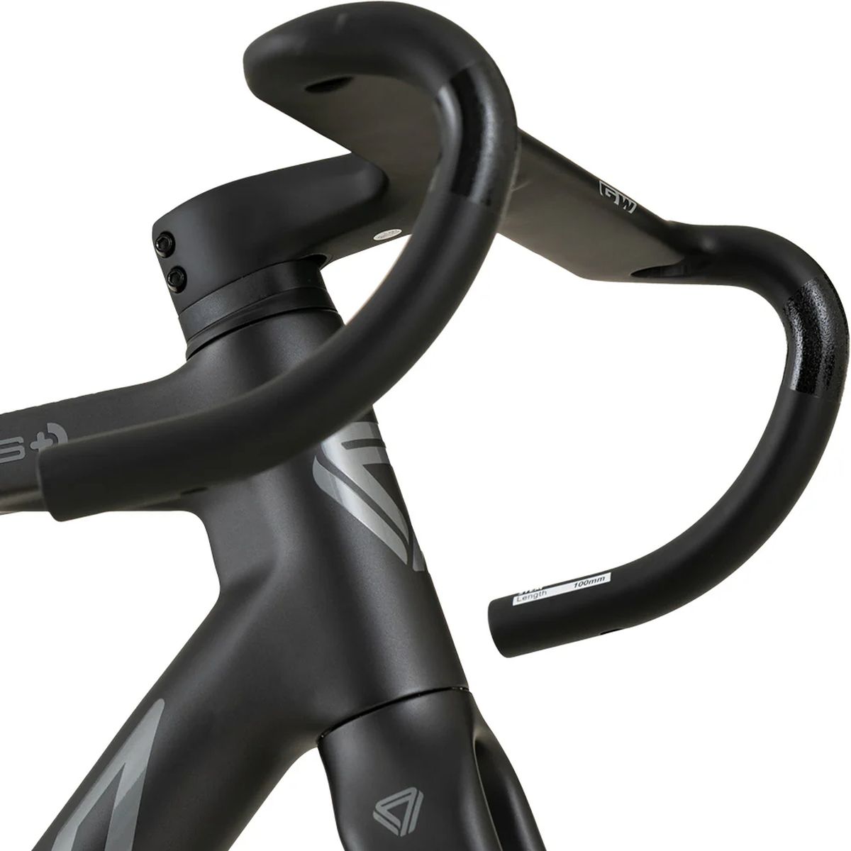 Marco de Ruta GW Letras+D 25 Carbono Negro Misty Brillante