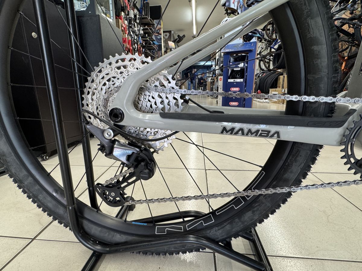 Bicicleta MTB GW Mamba Doble Suspensión XC Gris Dark Hazy