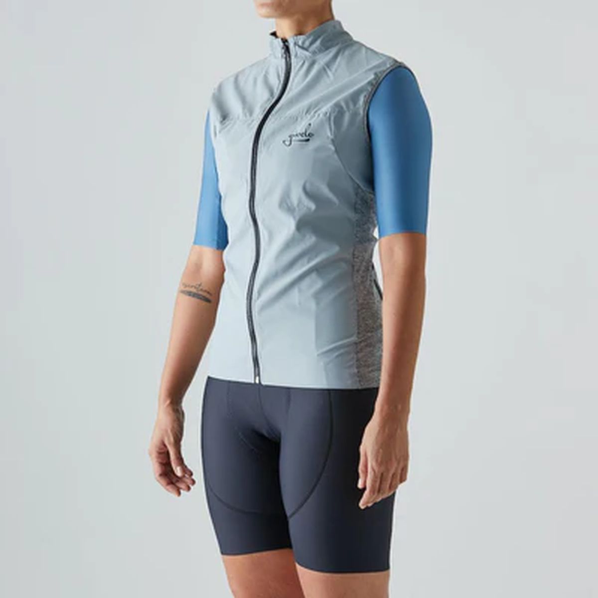 Chaleco Ciclismo Unisex Givelo Quick Free Gris