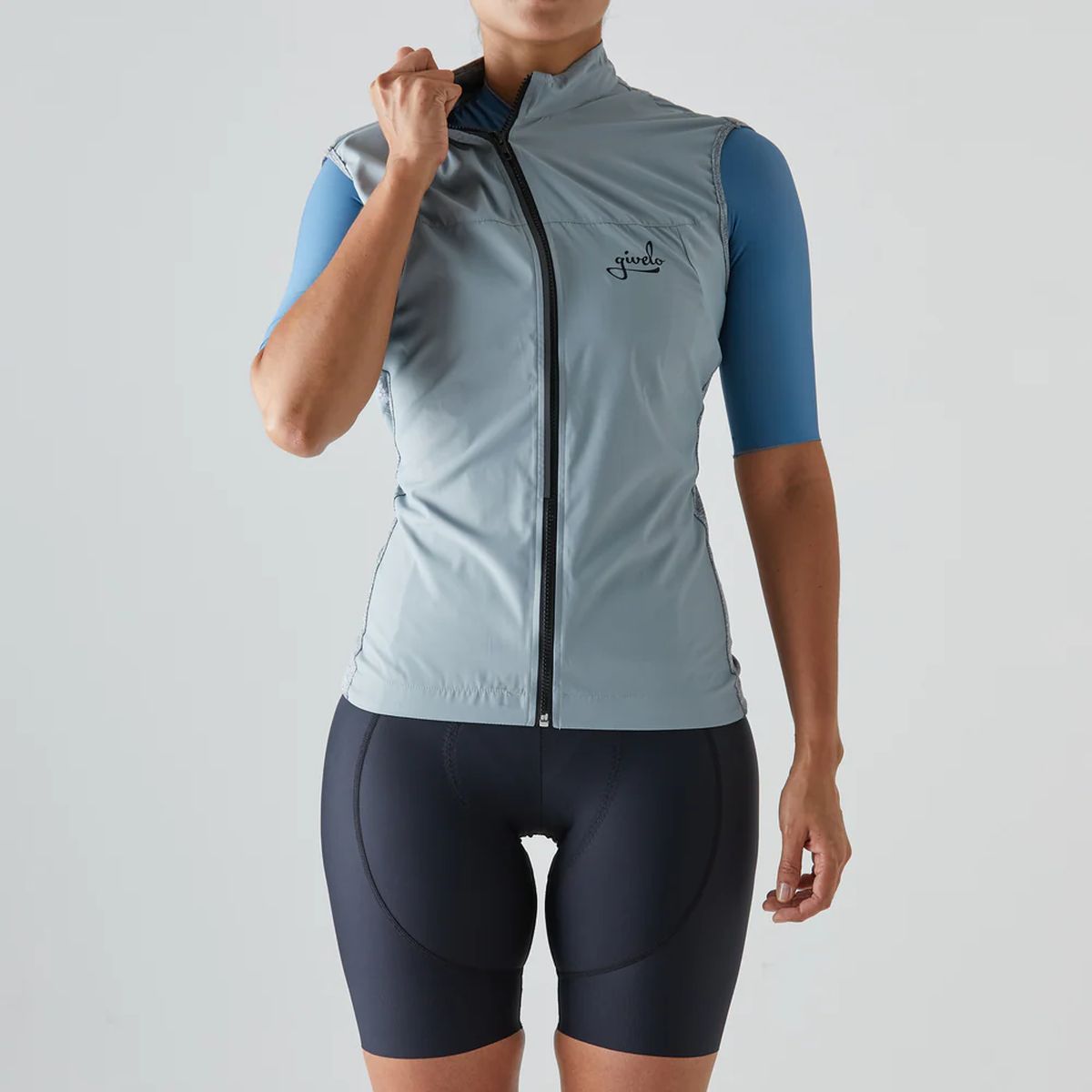 Chaleco Ciclismo Unisex Givelo Quick Free Gris