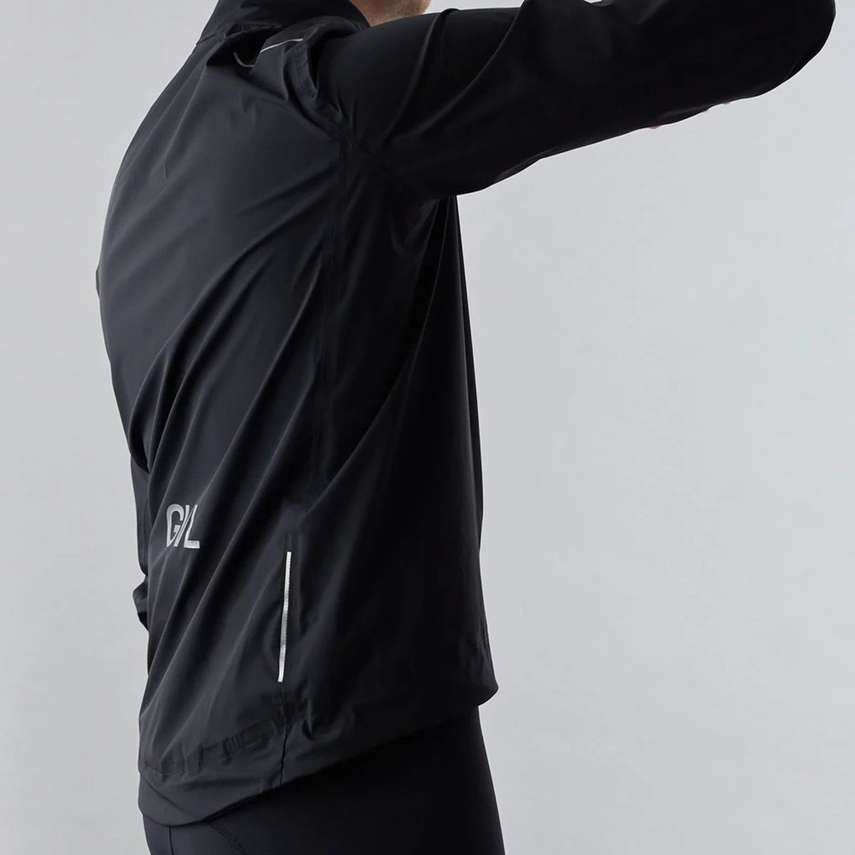 Chaqueta de Ciclismo Unisex Impermeable Shield Negra