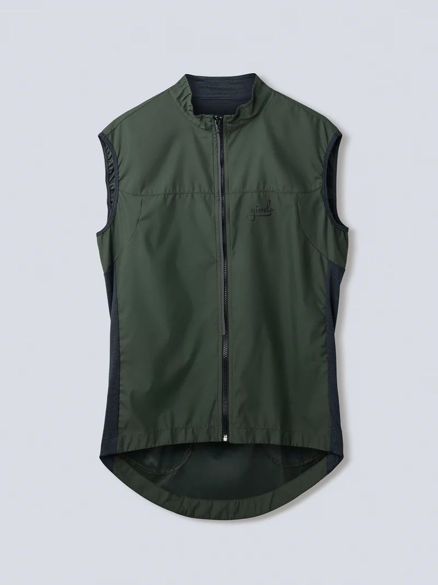 Chaleco Ciclismo Unisex Givelo Quick Free Verde Militar