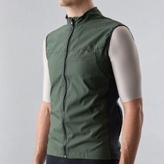 Chaleco Ciclismo Unisex Givelo Quick Free Verde Militar