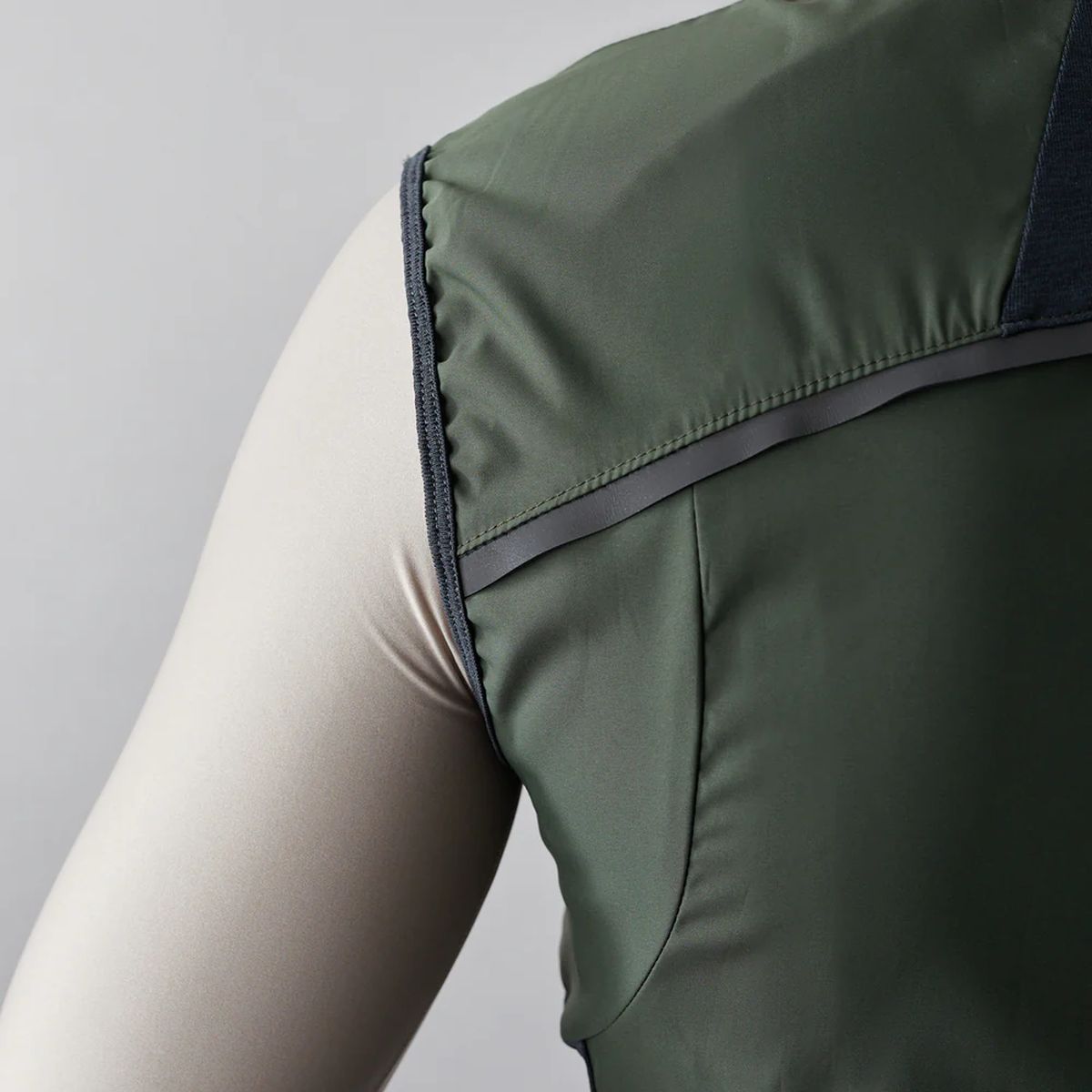 Chaleco Ciclismo Unisex Givelo Quick Free Verde Militar