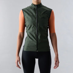 Chaleco Ciclismo Unisex Givelo Quick Free Verde Militar