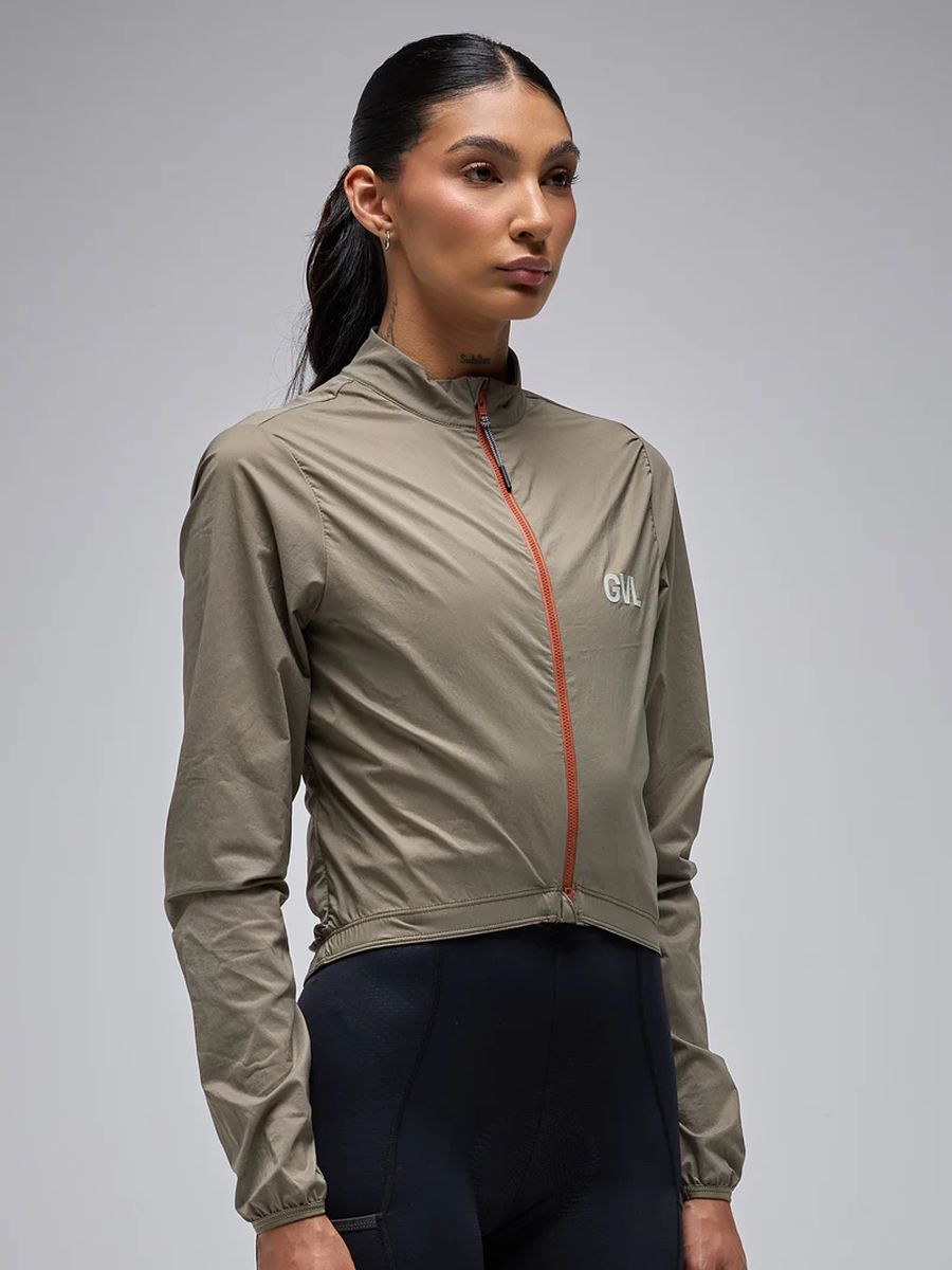 Chaqueta de Ciclismo Mujer Givelo MC Shell Sage