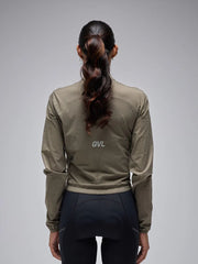 Chaqueta de Ciclismo Mujer Givelo MC Shell Sage