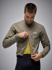 Chaqueta de Ciclismo Hombre Givelo MC Shell Sage