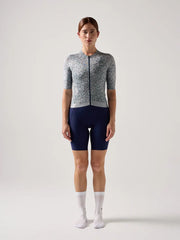 Jersey Ciclismo M/C Unisex Givelo G90 Light Marble Blue