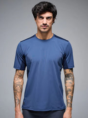Camiseta Casual Hombre Givelo Bynd Osaka Azul