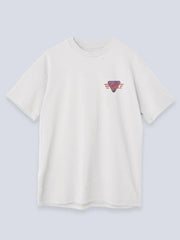 Camiseta Casual Hombre Oversized CDA 100% Algodón Off White