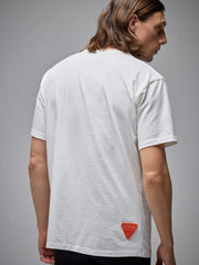 Camiseta Casual Hombre Oversized CDA 100% Algodón Off White