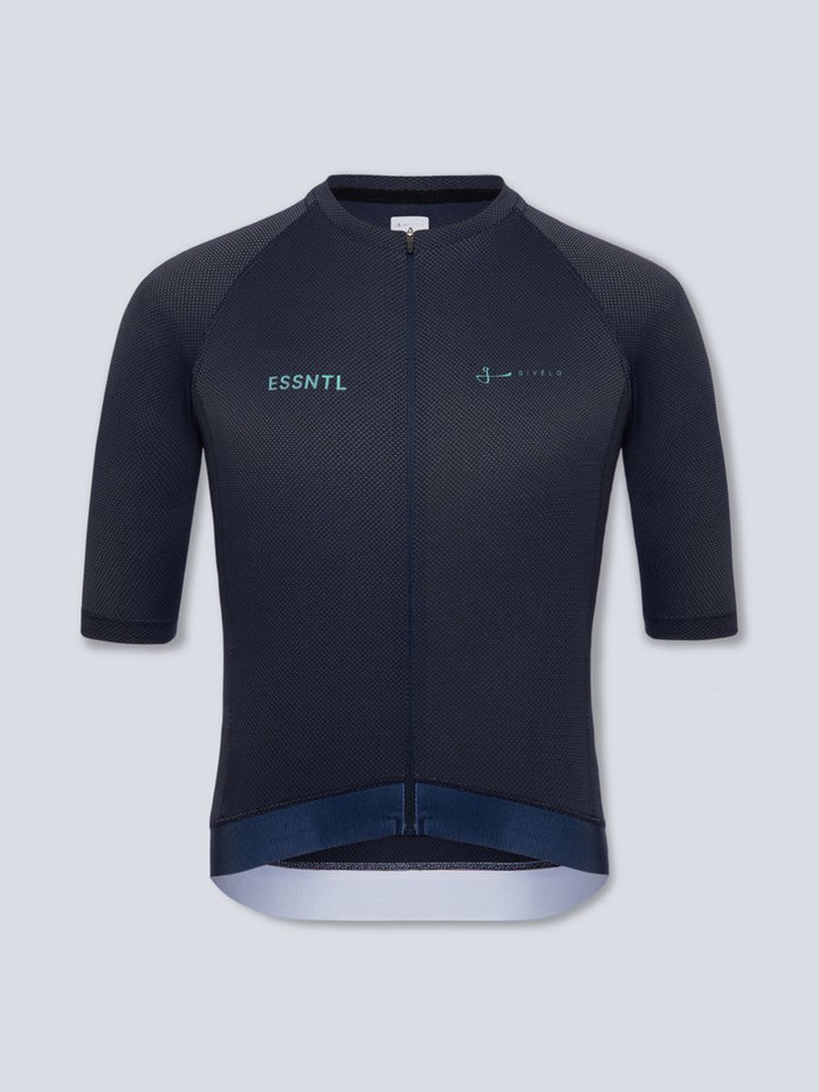 Jersey Ciclismo M/C Unisex Givelo Essntl Grafeno Azul