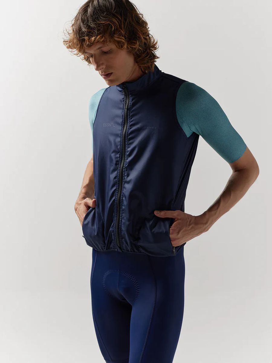 Chaleco Ciclismo Sin género Givelo Essntl Q-Free Pro Azul