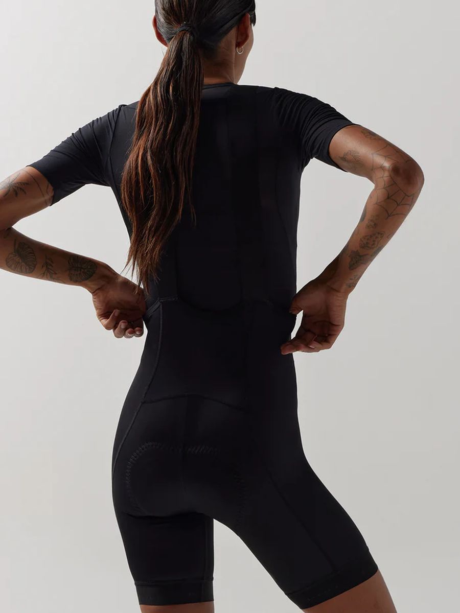 Pantaloneta Ciclismo S/T Mujer Givelo Essntl Negro