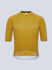 Jersey Ciclismo M/C Unisex Givelo Essntl Grafeno Mostaza