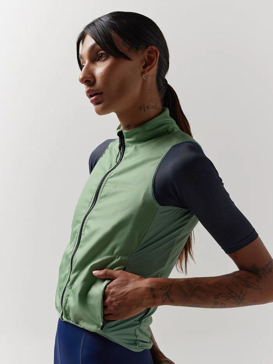 Chaleco Ciclismo Sin género Givelo Essntl Q-Free Pro Menta