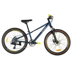 Bicicleta Niño Cliff Lizard 24 25 7V Freno Mec Azul/Amarillo