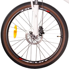 Bicicleta Niño Cliff Lizard 24 25 7V Freno Hidráulico Blanca