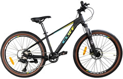 Bicicleta Cliff Rocket Niño 24" HD 10 Vel 2025 Negro/Verde
