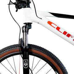 Bicicleta Cliff Rocket Niño 24" HD 11 Vel 2025 Blanco/Negro