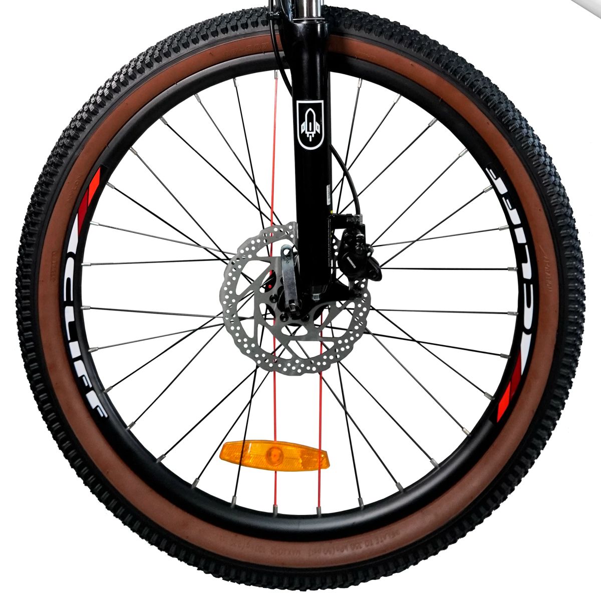 Bicicleta Cliff Rocket Niño 24" HD 11 Vel 2025 Blanco/Negro