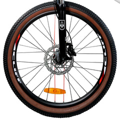Bicicleta Cliff Rocket Niño 24" HD 11 Vel 2025 Blanco/Negro