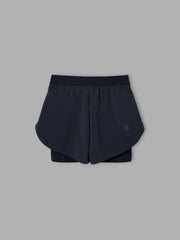 Pantaloneta Running Mujer Givelo BYND 2 en 1 Negra