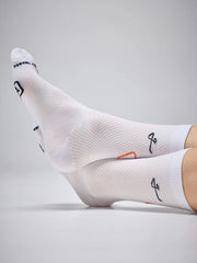 Medias Ciclismo Givelo Calcetines Ultra C.D.A. Blancas