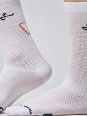 Medias Ciclismo Givelo Calcetines Ultra C.D.A. Blancas