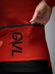 Jersey Ciclismo M/L Mujer Givelo C.D.A. Térmica Naranja