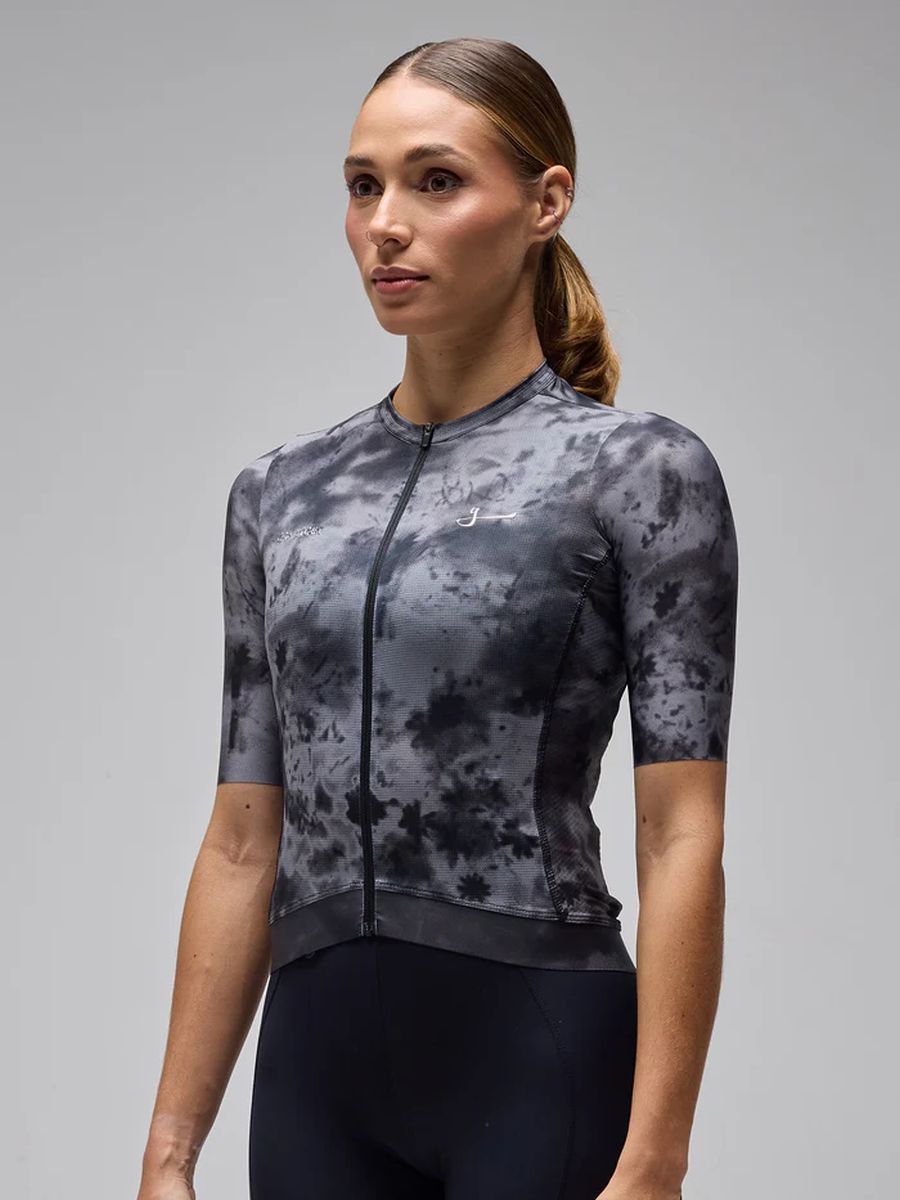 Jersey Ciclismo M/C Mujer Givelo G90 Light Botanic Black
